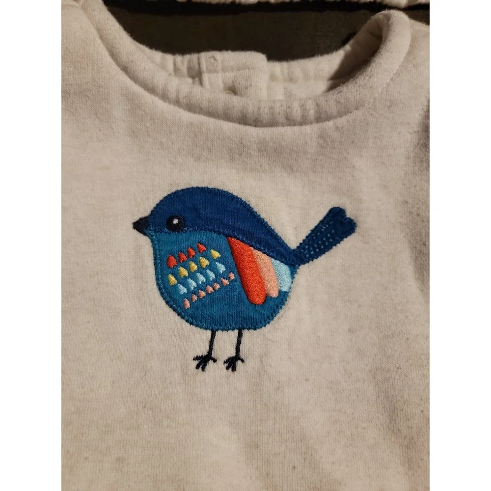 Gymboree forest friends layette line bird dress and headband 3‎ 6 months